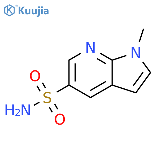 1-methyl-1H-pyrrolo2,3-bpyridine-5-sulfonamide structure