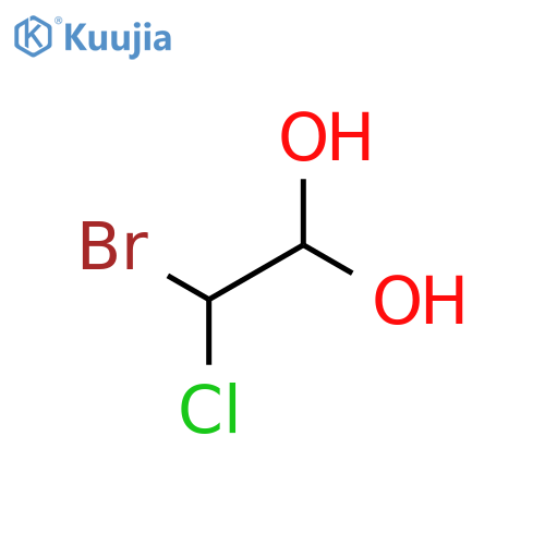 2-Bromo-2-chloro-1,1-ethanediol (>90%) structure