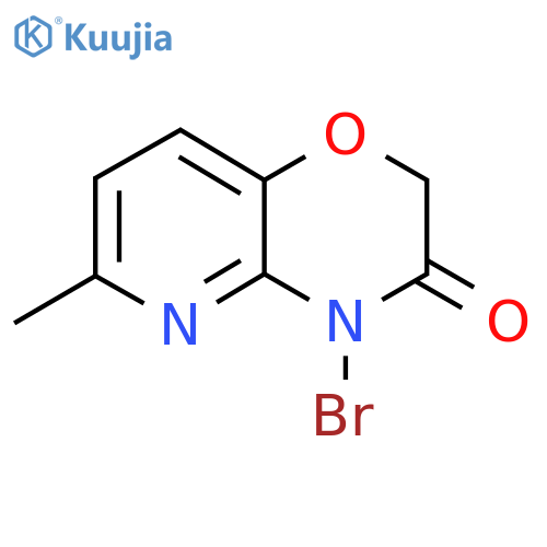 4-Bromo-6-methyl-2H-pyrido[3,2-b][1,4]oxazin-3(4H)-one structure