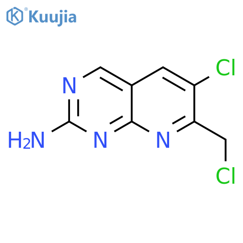 6-chloro-7-(chloromethyl)pyrido2,3-dpyrimidin-2-amine structure