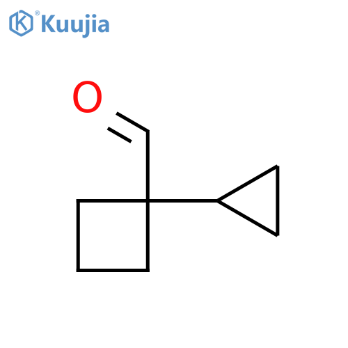 1-Cyclopropylcyclobutane-1-carbaldehyde structure
