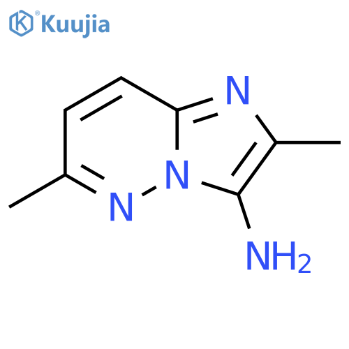 2,6-Dimethylimidazo[1,2-b]pyridazin-3-amine structure