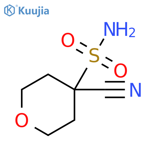 4-cyanooxane-4-sulfonamide structure