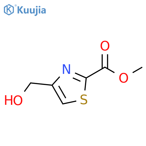 methyl 4-(hydroxymethyl)-1,3-thiazole-2-carboxylate structure