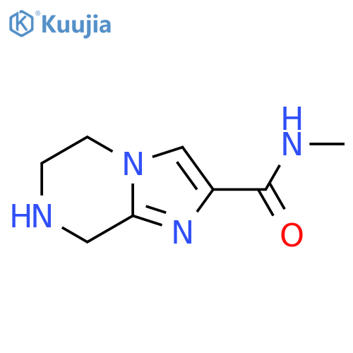 N-Methyl-5,6,7,8-tetrahydroimidazo[1,2-a]pyrazine-2-carboxamide structure