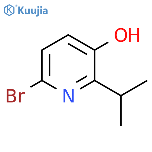 6-bromo-2-(propan-2-yl)pyridin-3-ol structure