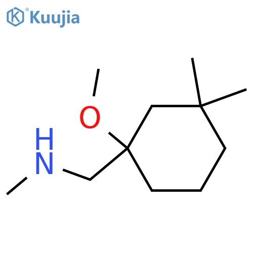 (1-methoxy-3,3-dimethylcyclohexyl)methyl(methyl)amine structure
