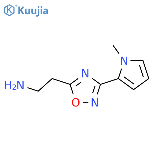 2-(3-(1-Methyl-1h-pyrrol-2-yl)-1,2,4-oxadiazol-5-yl)ethan-1-amine structure