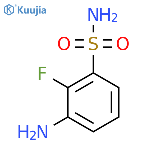 3-Amino-2-fluoro-benzenesulfonamide structure