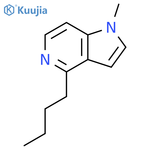 4-butyl-1-methyl-1H-pyrrolo[3,2-c]pyridine structure