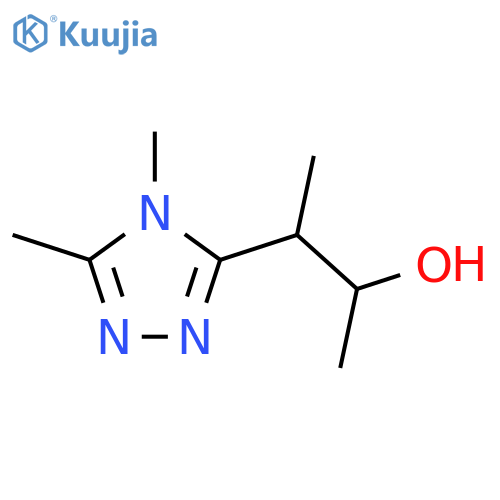 3-(Dimethyl-4H-1,2,4-triazol-3-yl)butan-2-ol structure