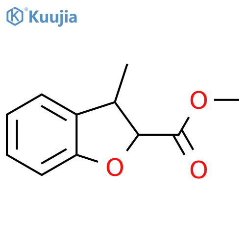 methyl 3-methyl-2,3-dihydro-1-benzofuran-2-carboxylate structure
