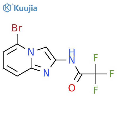 N-(5-Bromoimidazo[1,2-a]pyridin-2-yl)-2,2,2-trifluoroacetamide structure