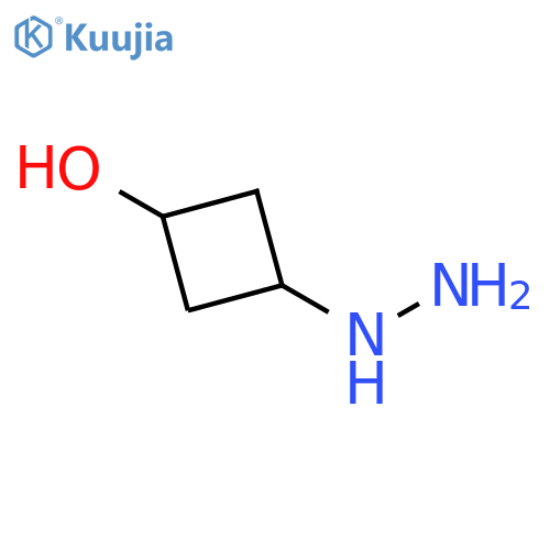 3-Hydrazino-cyclobutanol structure