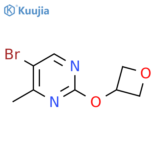 5-Bromo-4-methyl-2-(oxetan-3-yloxy)-pyrimidine structure