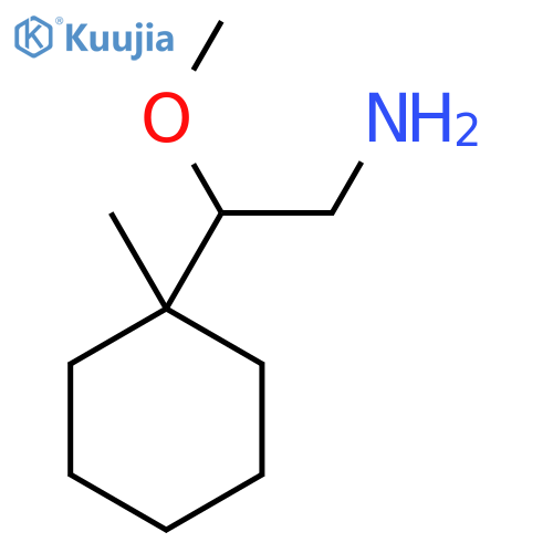 2-Methoxy-2-(1-methylcyclohexyl)ethan-1-amine structure