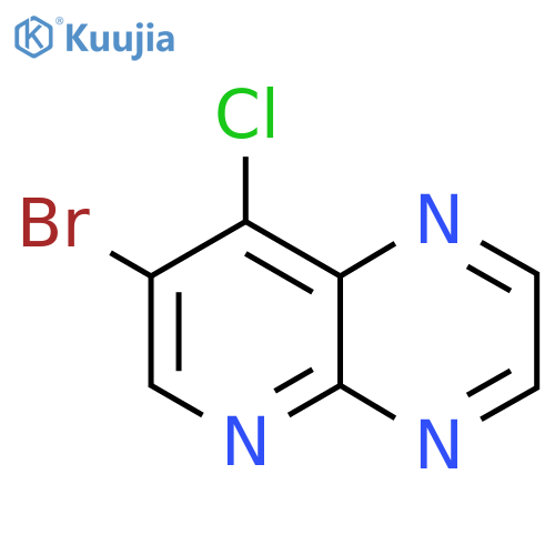 7-Bromo-8-chloropyrido[2,3-b]pyrazine structure
