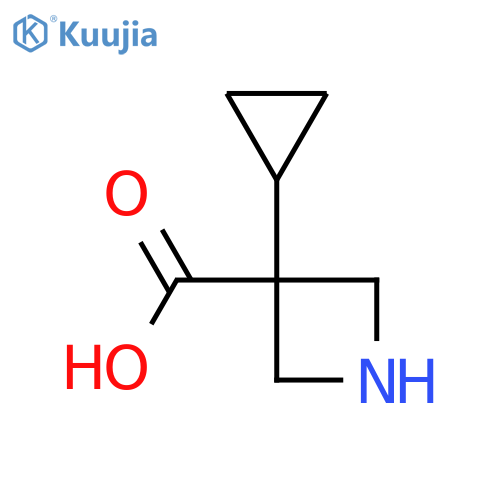 3-Cyclopropylazetidine-3-carboxylic acid structure