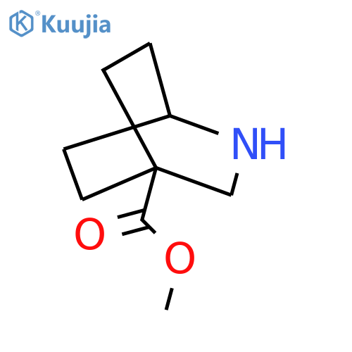 methyl 2-azabicyclo2.2.2octane-4-carboxylate structure