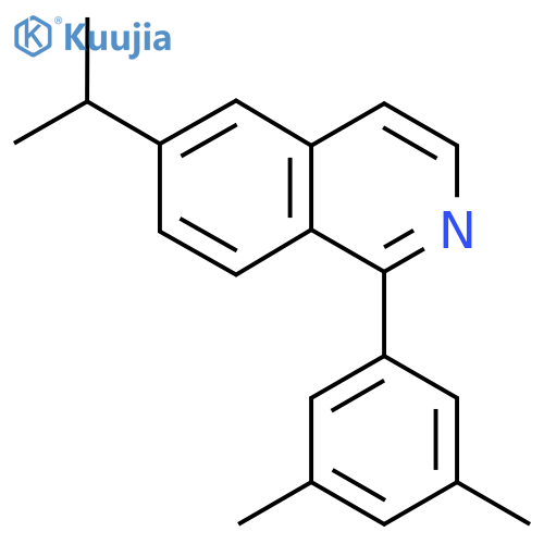 1-(3,5-Dimethylphenyl)-6-(1-methylethyl)isoquinoline structure