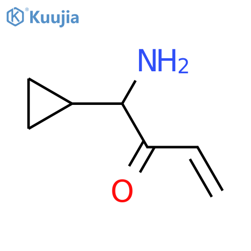 1-Amino-1-cyclopropylbut-3-en-2-one structure