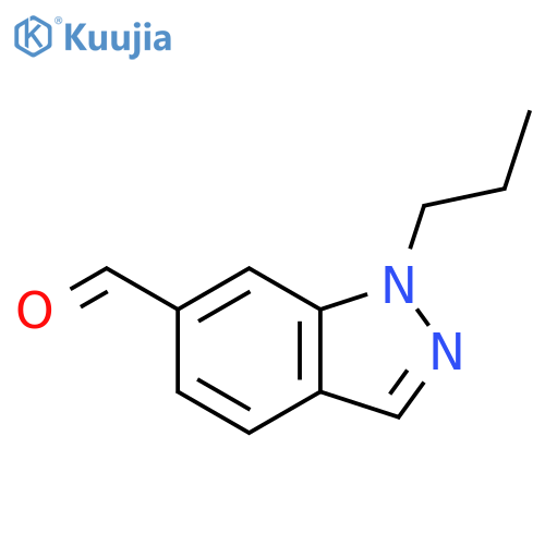 1-propyl-1H-indazole-6-carbaldehyde structure