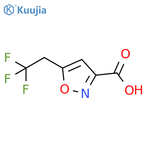 5-(2,2,2-Trifluoroethyl)isoxazole-3-carboxylic acid structure