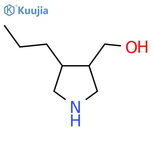 (4-Propylpyrrolidin-3-yl)methanol structure