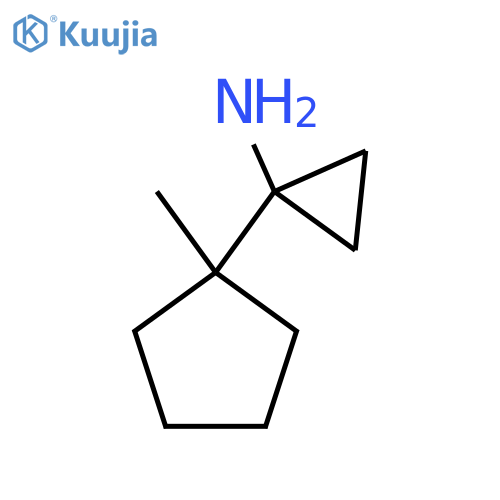 1-(1-Methylcyclopentyl)cyclopropan-1-amine structure