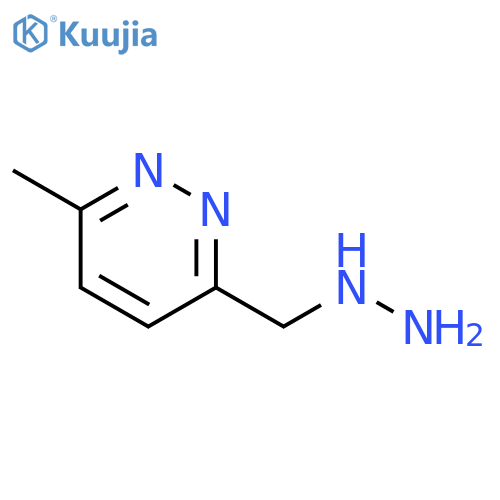 3-(hydrazinylmethyl)-6-methylpyridazine structure