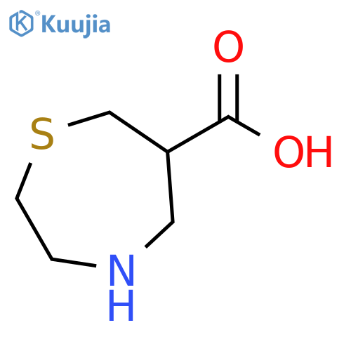 1,4-thiazepane-6-carboxylic acid structure