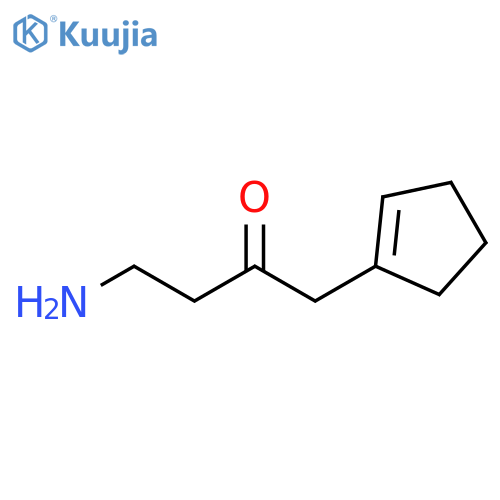 2-Butanone, 4-amino-1-(1-cyclopenten-1-yl)- structure