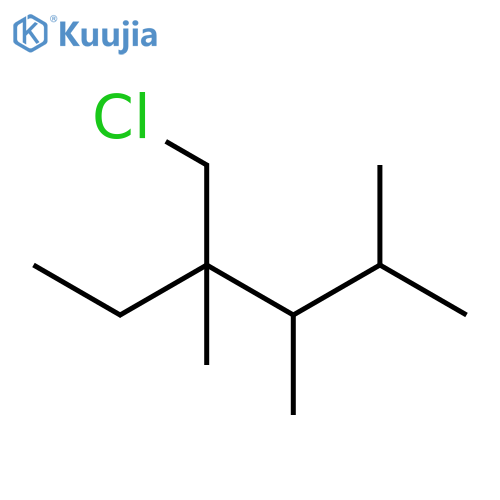 Hexane, 4-(chloromethyl)-2,3,4-trimethyl- structure