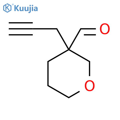 3-(Prop-2-yn-1-yl)oxane-3-carbaldehyde structure