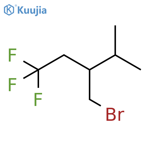 3-(Bromomethyl)-1,1,1-trifluoro-4-methylpentane structure