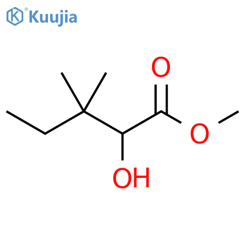 methyl 2-hydroxy-3,3-dimethylpentanoate structure