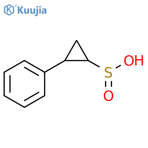 2-phenylcyclopropane-1-sulfinic acid structure