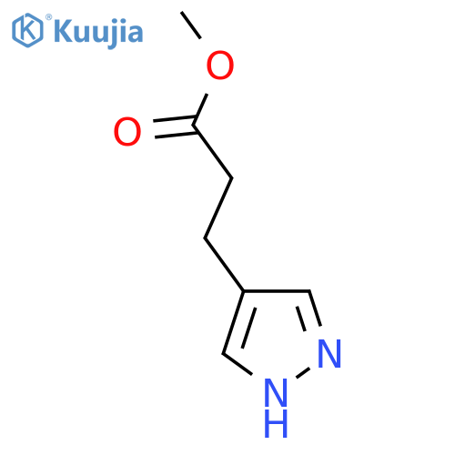 methyl 3-(1H-pyrazol-4-yl)propanoate structure
