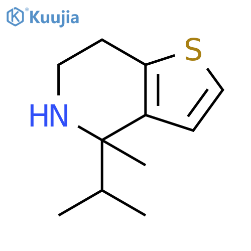 4-methyl-4-(propan-2-yl)-4H,5H,6H,7H-thieno3,2-cpyridine structure