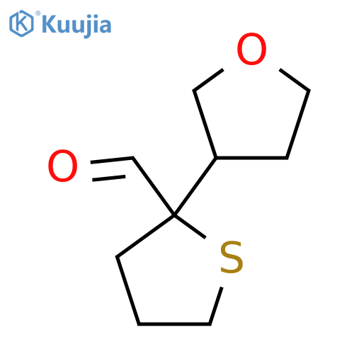 2-(oxolan-3-yl)thiolane-2-carbaldehyde structure