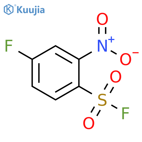 4-Fluoro-2-nitrobenzene-1-sulfonyl fluoride structure