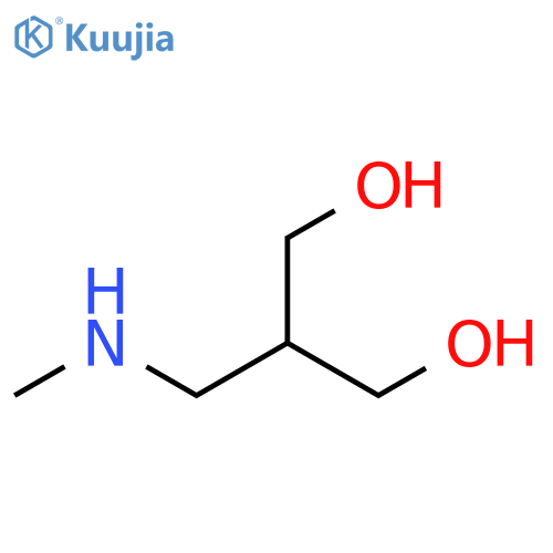 2-(methylamino)methylpropane-1,3-diol structure