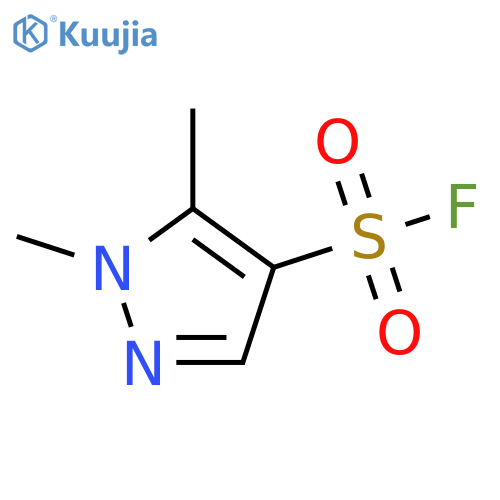 1,5-dimethyl-1H-pyrazole-4-sulfonyl fluoride structure