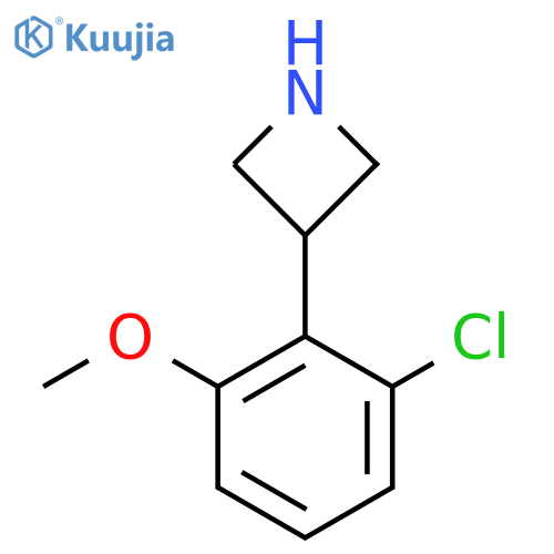 3-(2-Chloro-6-methoxyphenyl)azetidine structure