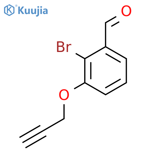 2-Bromo-3-(prop-2-yn-1-yloxy)benzaldehyde structure