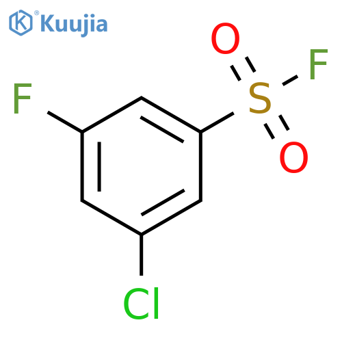 3-chloro-5-fluorobenzene-1-sulfonyl fluoride structure