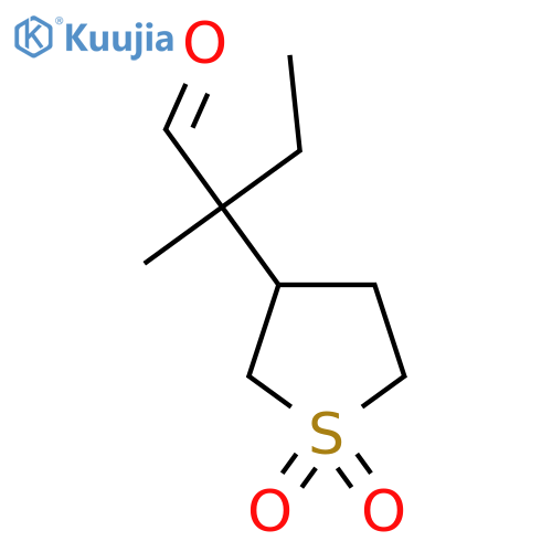 2-(1,1-dioxo-1lambda6-thiolan-3-yl)-2-methylbutanal structure