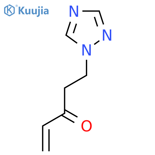 5-(1H-1,2,4-triazol-1-yl)pent-1-en-3-one structure