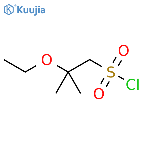 2-ethoxy-2-methylpropane-1-sulfonyl chloride structure