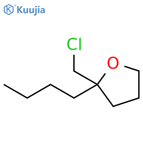 2-butyl-2-(chloromethyl)oxolane structure